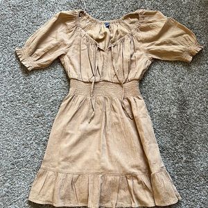 One time worn old navy tan dress